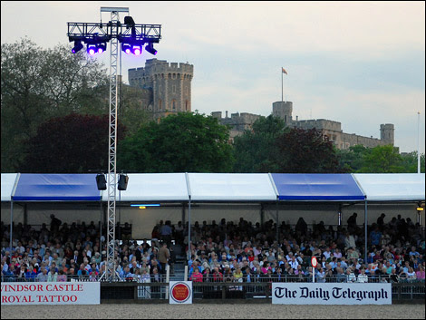 Windsor Castle Royal Tattoo 2008. BACK. Click below for more pictures