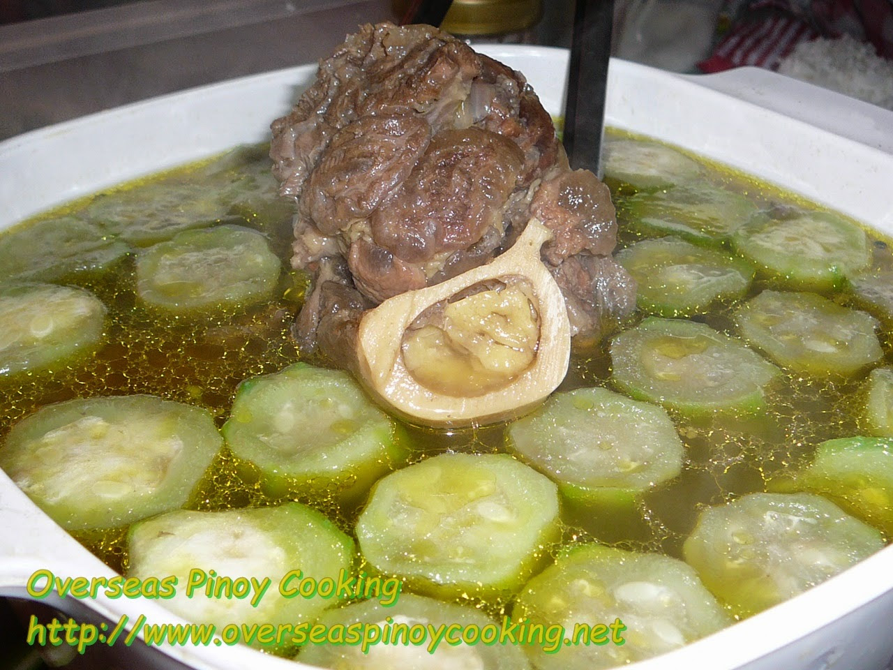 Pinatolang Bulalo, Bulalo with Patola