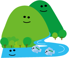 木 森 山 川のイラスト 無料イラスト フリー素材