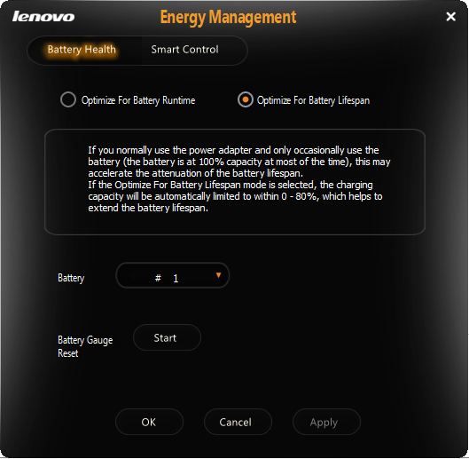 How can I limit battery charging to 80% capacity?