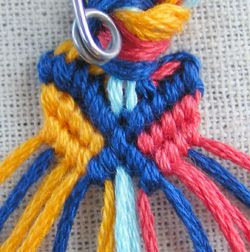 DIY Stylish Square Knot Bracelet 9