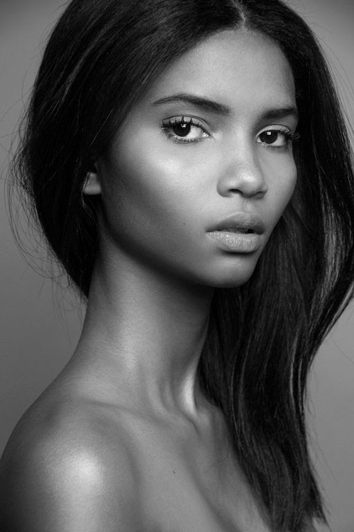 Le Fashion Blog Brazilian Model Lenny Nunes Fresh Faced Beauty Long Hair Joy Management