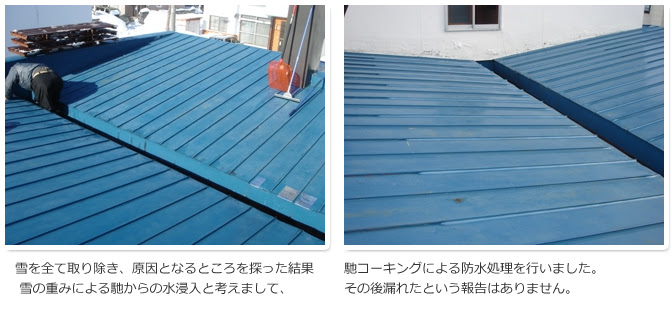 雨漏り すが漏り防止工事 雨漏りなら札幌の株式会社hokkai興研へ