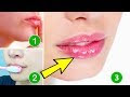 How To Get Soft Pink Lips Naturally ! Lighten your dark lips naturally a...