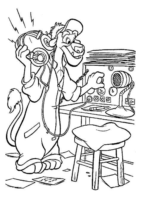 talespin coloring pages    print