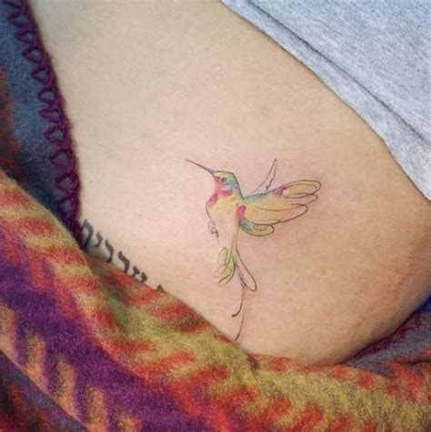 hummingbird tattoo watercolor ideas  pinterest