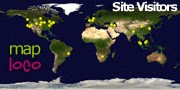 Locations of Site Visitors