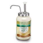Server Products 83130 Condiment Pump Use 1 Gallon Jar w- 3-1-2 in Opening SS NSF