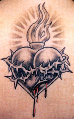 Boston Irish mobster with this celtic styled cross Tattooed on his back Boston Irish mobster with this celtic styled cross Tattooed on his back