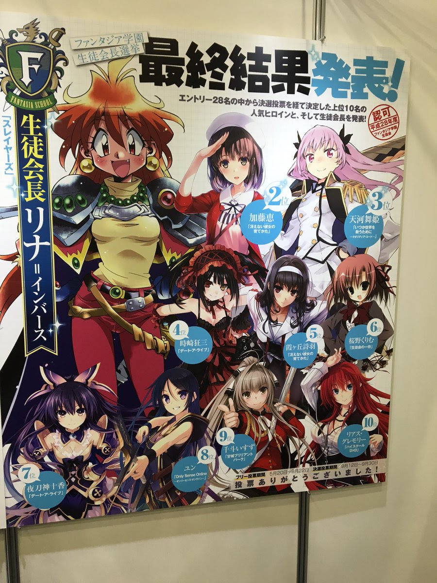 富士見ファンタジア文庫ヒロイン人気投票結果が発表される １位はまさかのあのキャラ やらおん