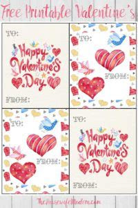  free printable valentines day cards