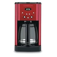 Cuisinart DCC-1200MR Brew Central 12-Cup Programmable Coffeemaker, Metallic Red