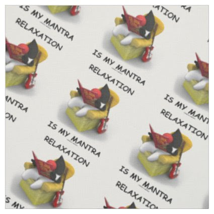 Relaxation Is My Mantra (Java Duke Code) Fabric