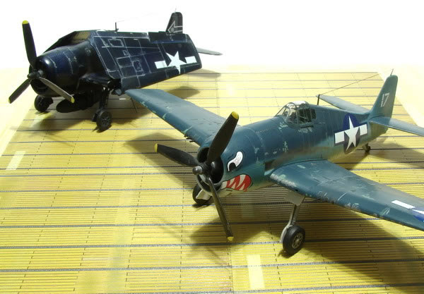 1 72 Scale Eduard Vs Cyberhobby F6f Catfight By Val Bueno