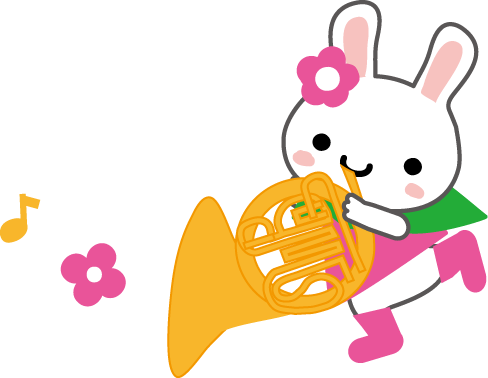 楽器 音楽隊 音楽会 のイラスト 無料イラスト素材３