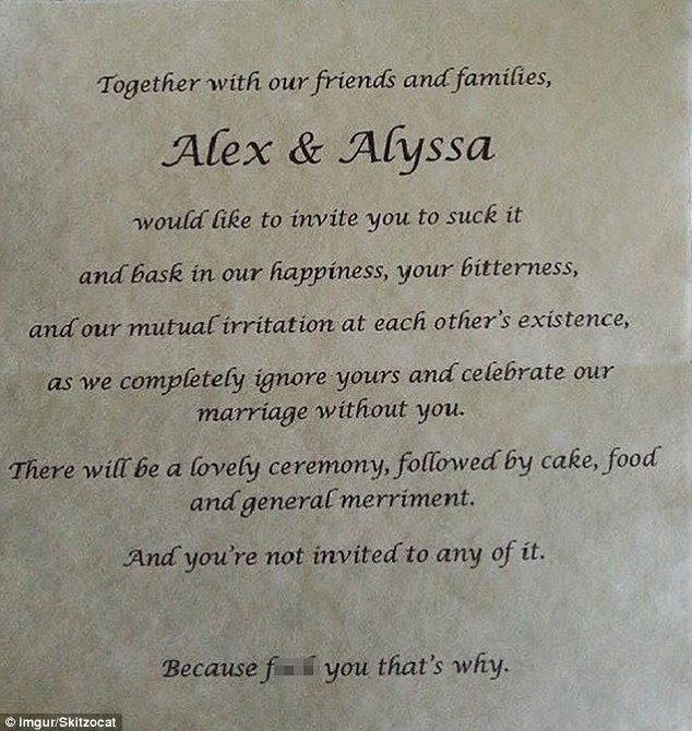 Sample wedding invitation email to boss