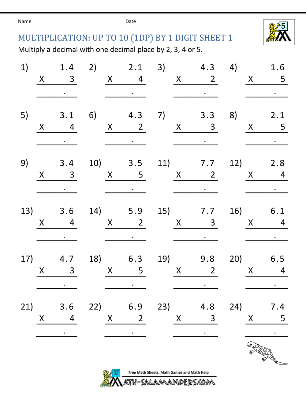 5th Grade Math - Lessons - Blendspace