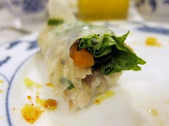 Rice paper wrapped Catfish