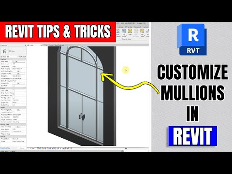How to Create Custom Shaped Mullions In Revit