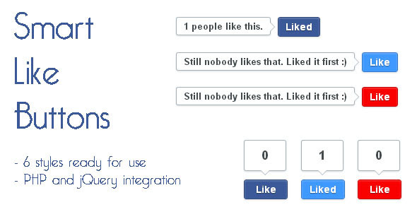 Smart Like Buttons (Social Networking)