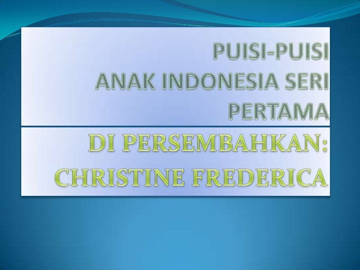 Puisi puisi