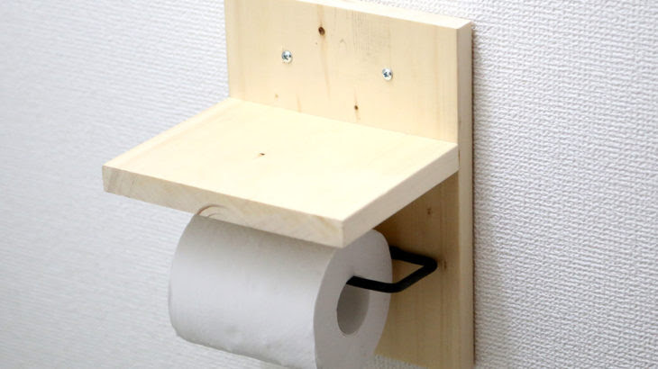 壁に穴なし 賃貸でできるトイレットペーパーホルダーdiy レイサーンブログ 賃貸diy生活