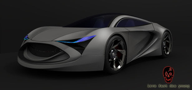 The Black Coffin Car Design