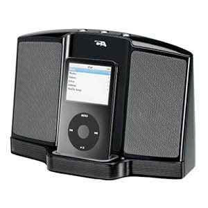 Cyber Acoustics Portable Digital Docking Speaker for iPod (Black)
