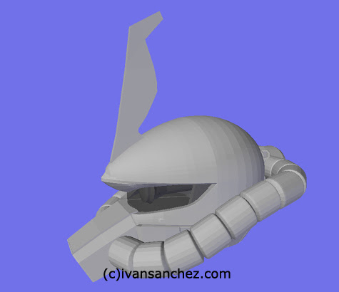 mobile suit gundam bonds of the battlefield 0079 MG ver 2 zaku II 3d mesh cg sandrum gouf custom