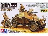 Tamiya 1/35 Sd.Kfz.222 Afrika Korps (35286) English Color Guide & Paint Conversion Chart - i0