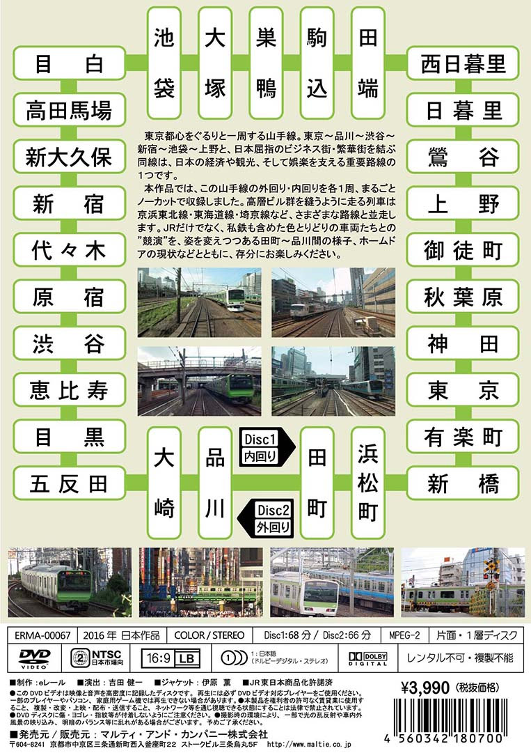 前面展望 Jr山手線 外回り 内回り マルティ アンド カンパニー