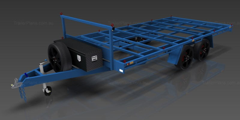 Flat Top Wide Bed Trailer