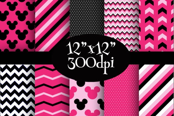 Download Minnie Mouse Inspired Digital Paper Pack Print on Demands Design by
Party Pixelz for Cricut Joy, Cricut Explore Air, Cricut Maker Machine