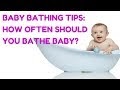 How Many Times A Week Should You Bathe A Baby / Parenting Cheat Sheets - Helpful Charts for Parents ... / How often should you shower?