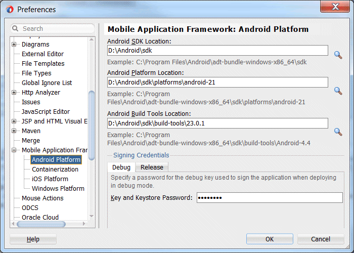 platform sdk location