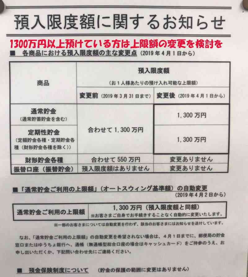 ペイオフ無縁ゆうちょ銀行なら通帳1冊に何億預けても全額保証で安心 信者 預金保険制度導入
