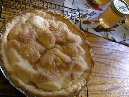 fresh baked apple pie