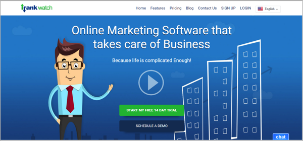 Rankwatch 2 - landing page