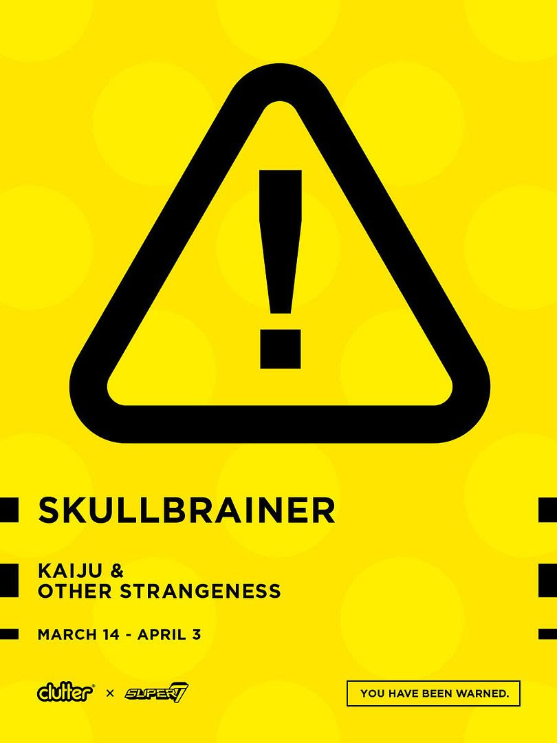 The Clutter Gallery is proud to present: "Skullbrainer" group art exhibition!!!