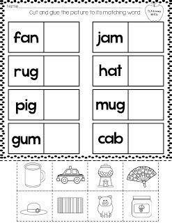  20 rhyming cut and paste worksheets worksheetocom