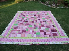Flamingo quilt 01