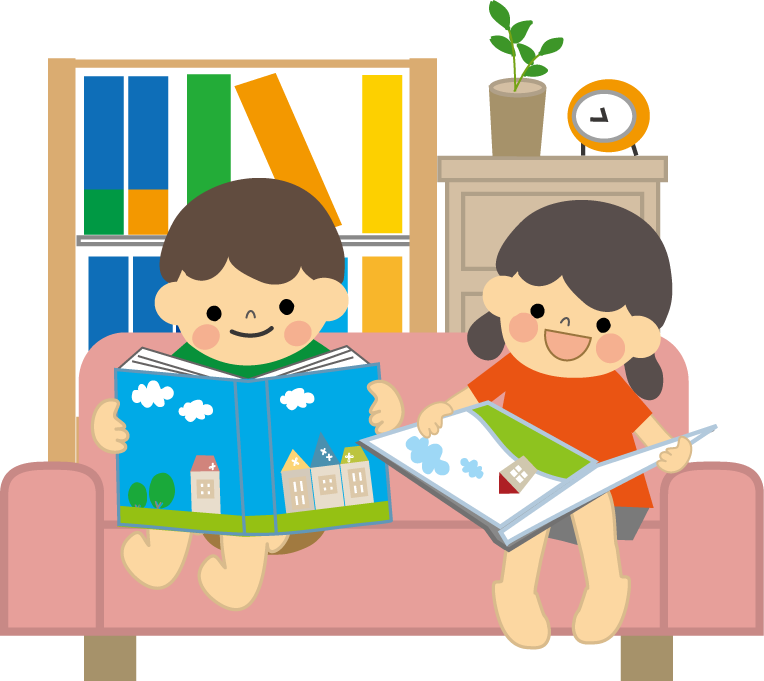 読書のイラスト 絵本 無料イラスト フリー素材