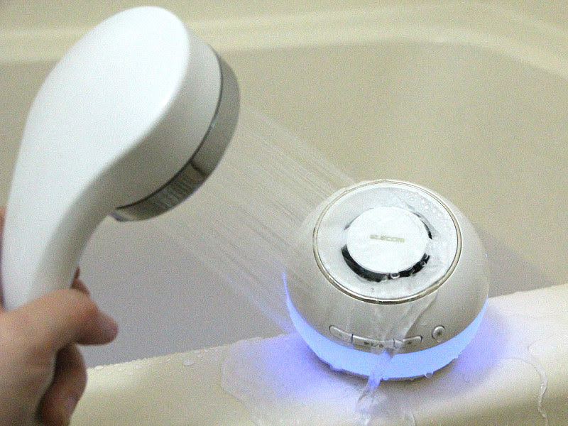 やじうまミニレビュー コロンと丸型が可愛い お風呂タイムが楽しくなる防水bluetoothスピーカー 家電 Watch