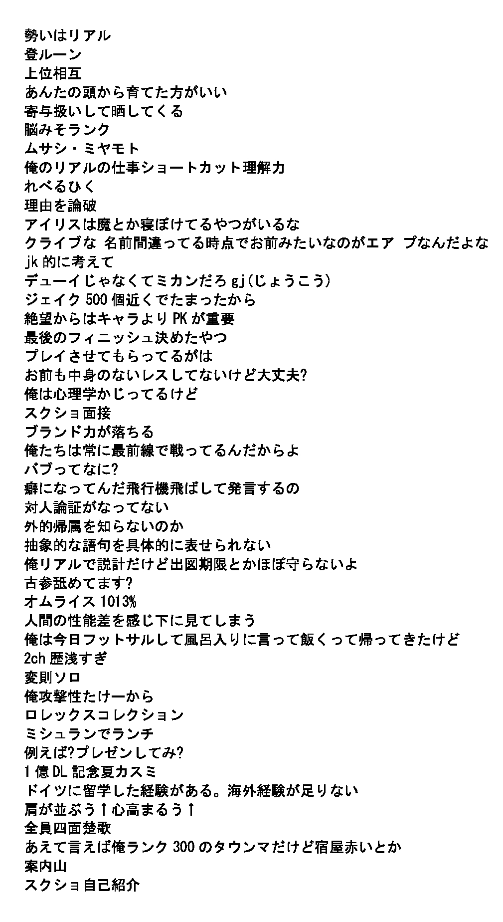 したらば名言集 白猫プロジェクトしたらばwiki