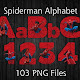 Spider Man Font Alphabet