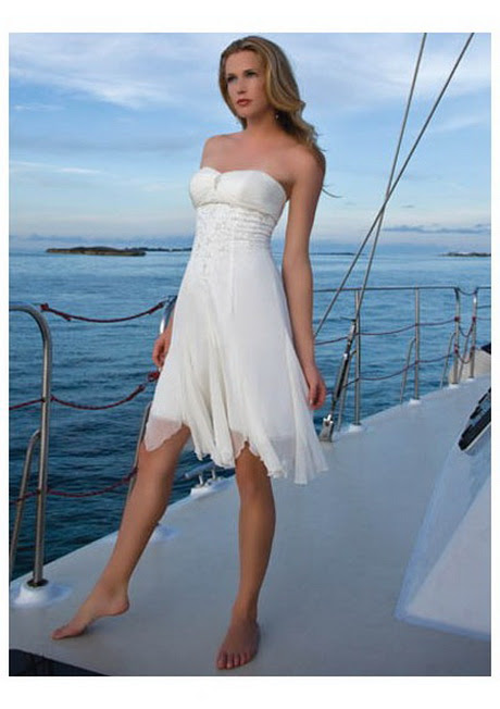 Short beach wedding dress Short beach wedding dress