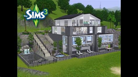 sims  haus bauen lets build schickes modernes