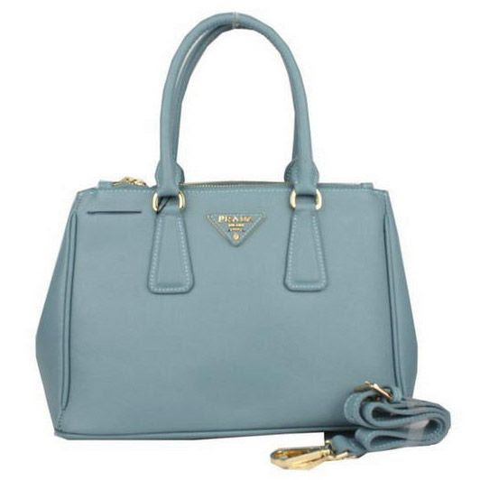 Real Prada Saffiano Classic Tote Bag Bn1801 Blue Outlet Store Price ...