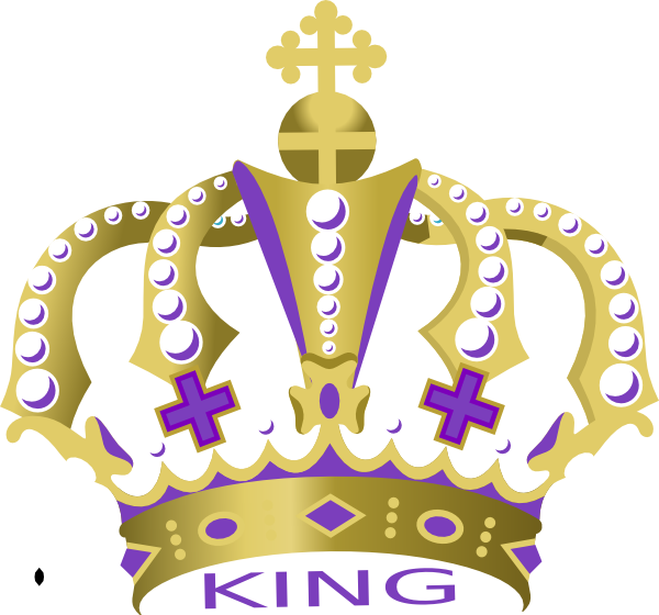 Download Purple King Crown Clip Art at Clker.com - vector clip art ...