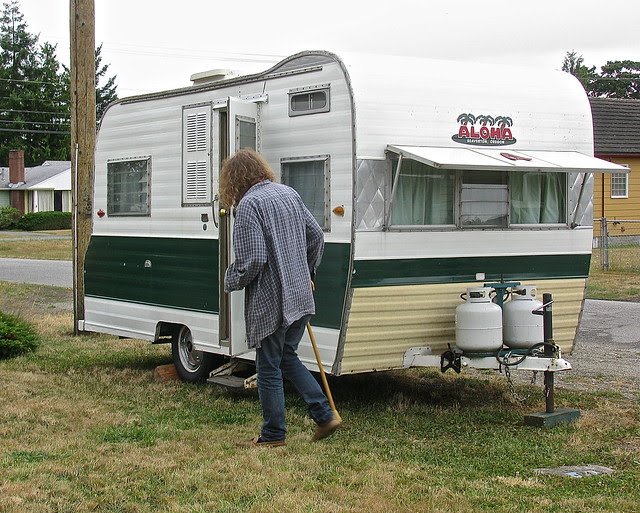 Our trailer at home!